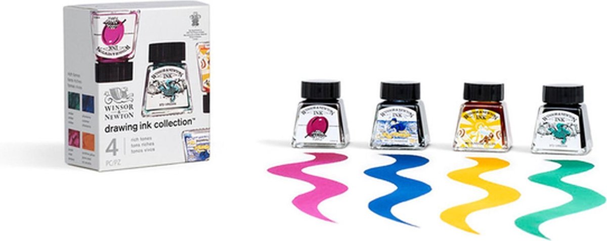   Drawing Ink Collection X4 Rich Tones Set