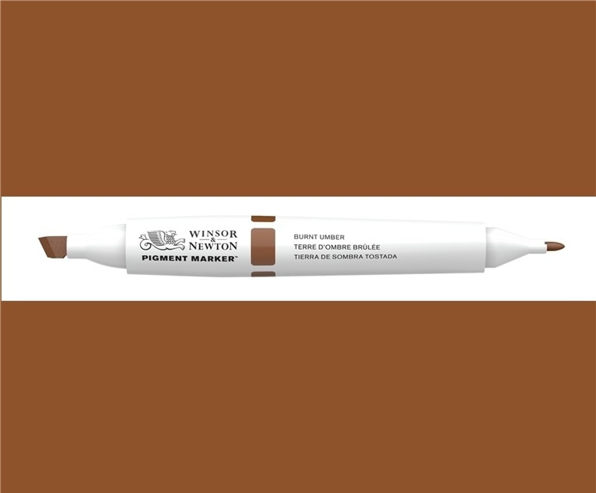 Winsor & Newton Pigment Marker Burnt Umber 0202/076