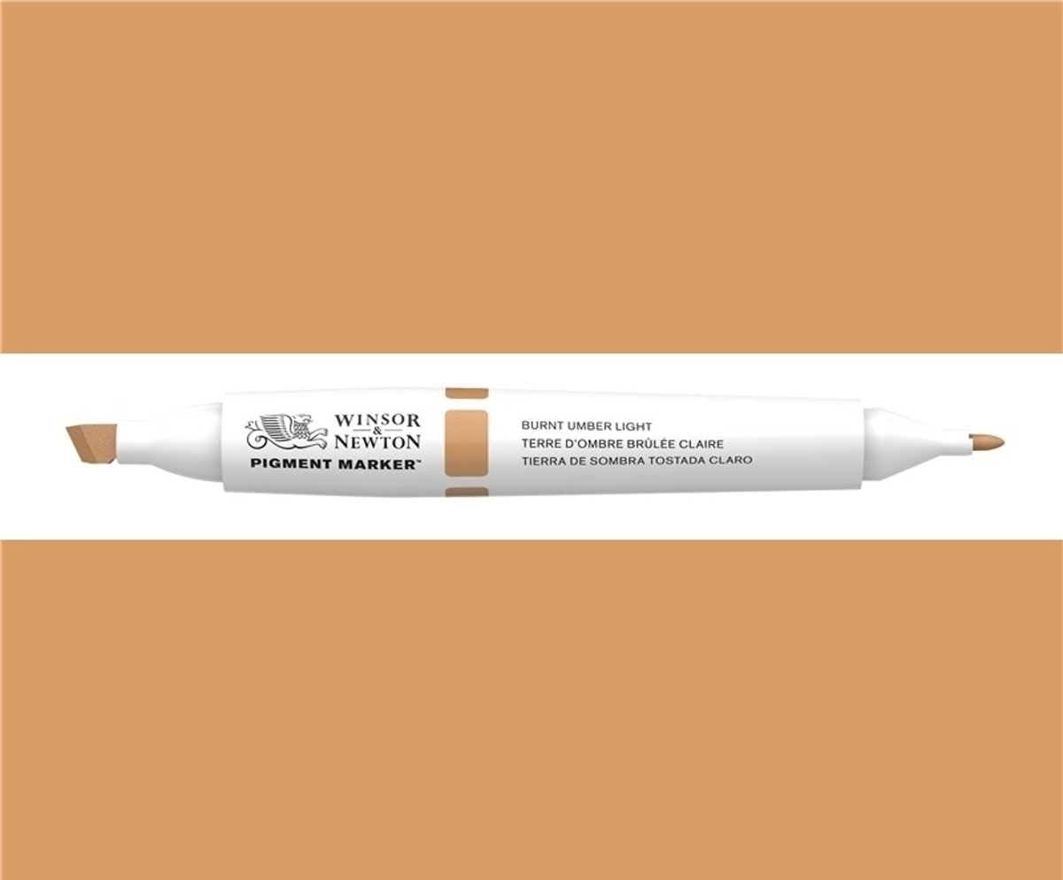 Winsor & Newton Pigment Marker Burnt Umber Light 0202/110
