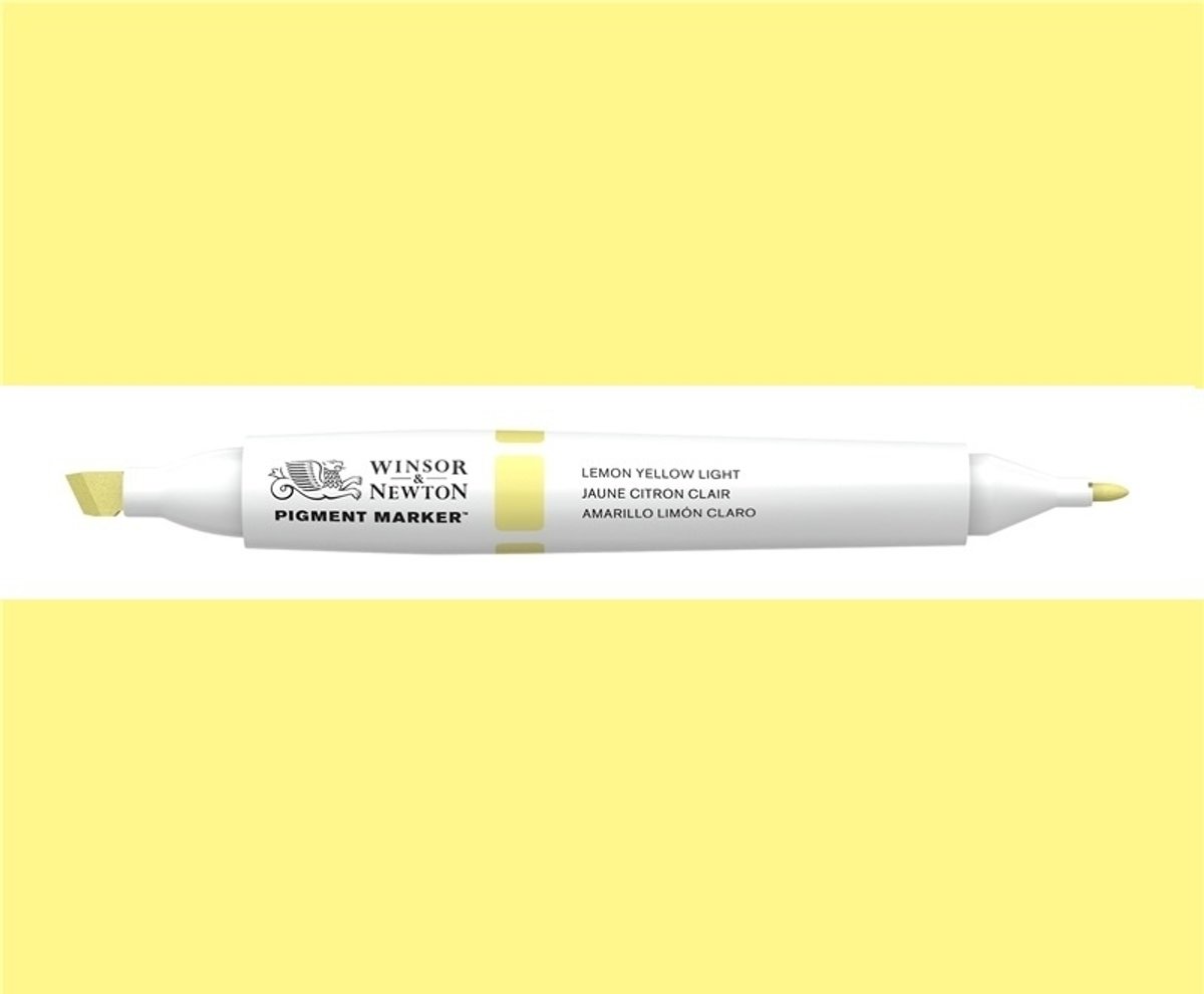 Winsor & Newton Pigment Marker Lemon Yellow Light 0202/346
