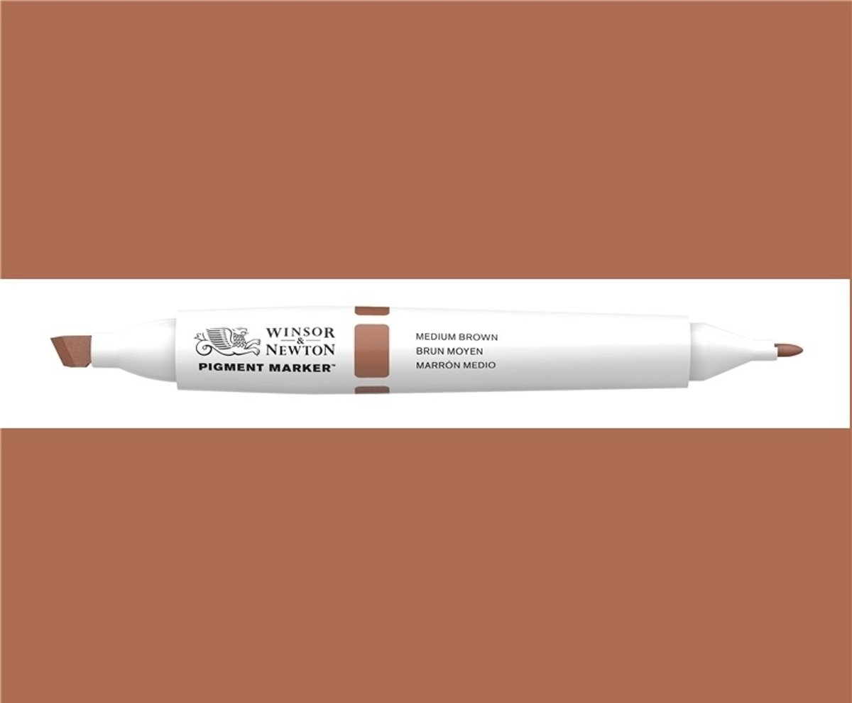 Winsor & Newton Pigment Marker Medium Brown 0202/165