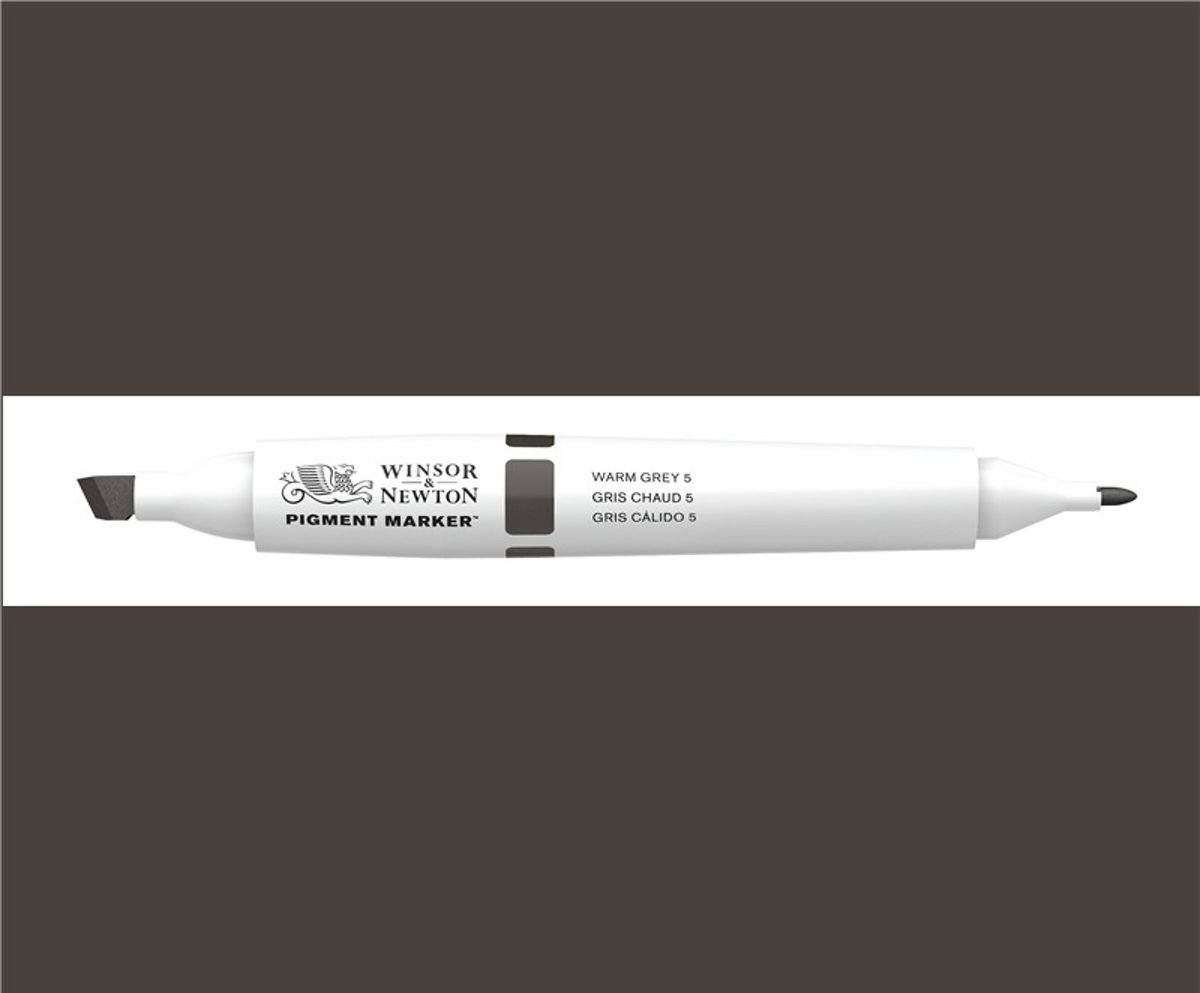 Winsor & Newton Pigment Marker Warm Grey 5 0202/129