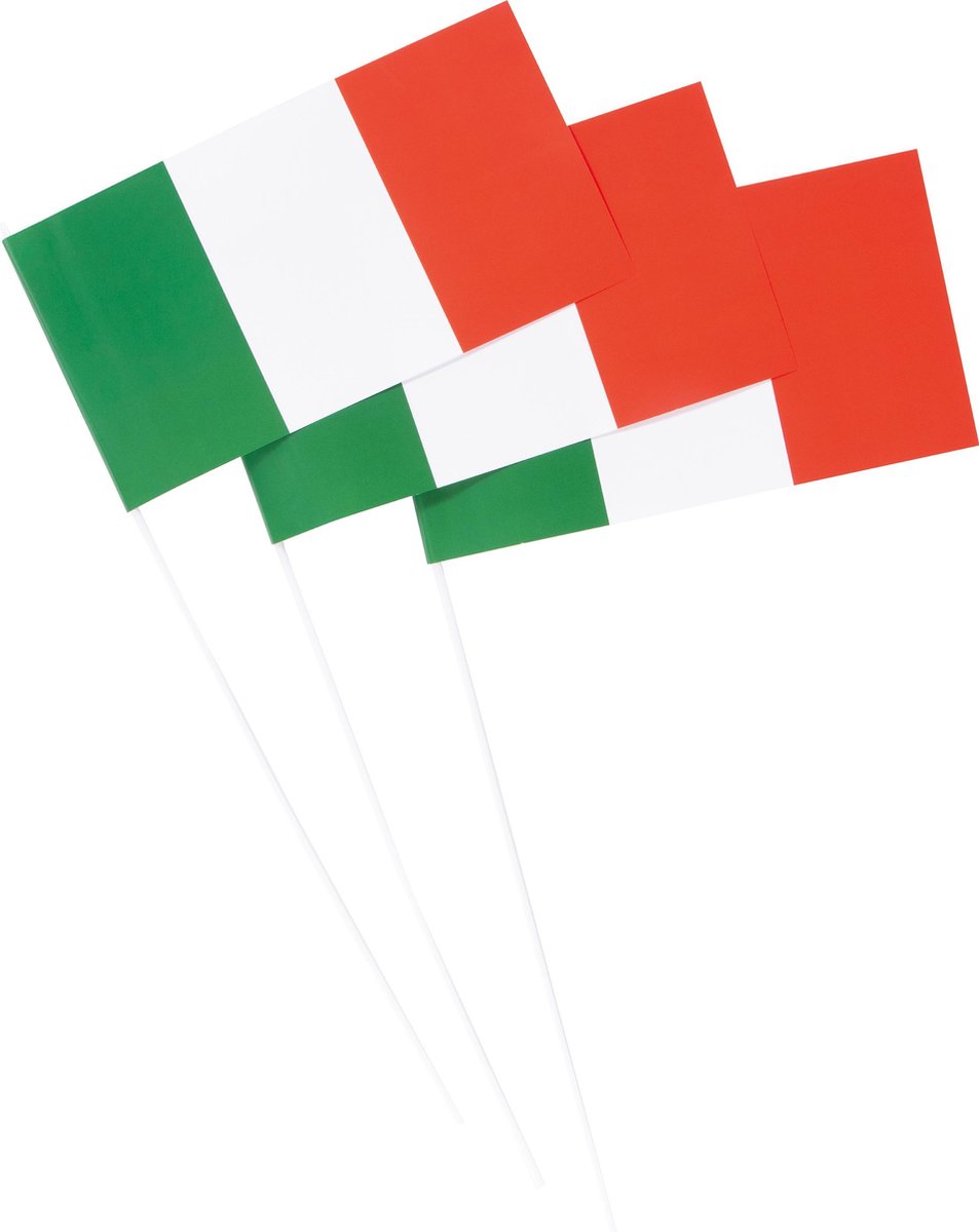 Vlaggetjes Italië van papier 1000 stuks