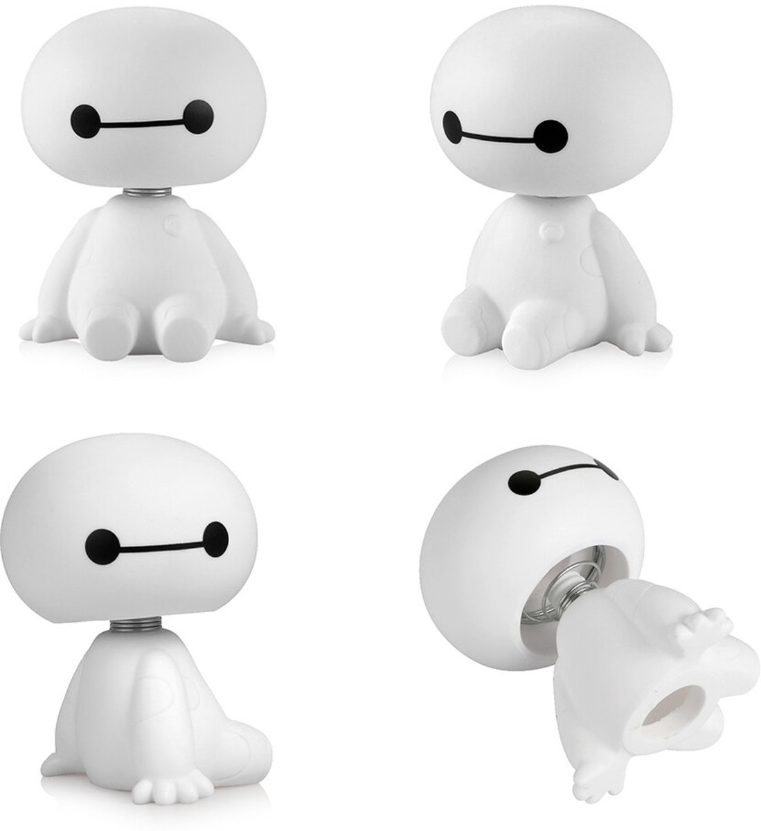 WiseGoods - Auto Baymax - Auto Ornament - Hoofd Schudden - Auto Interieur Accessoire - Decoratie - Robot