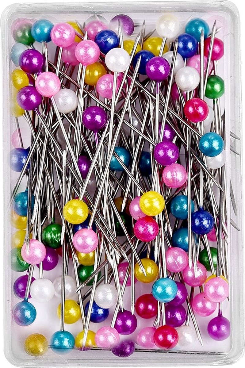   Luxe Set Kopspelden - Naaien & Borduren - Naai  en - Hobby Accessoires - Glaskopspelden -   -  jes - 100st