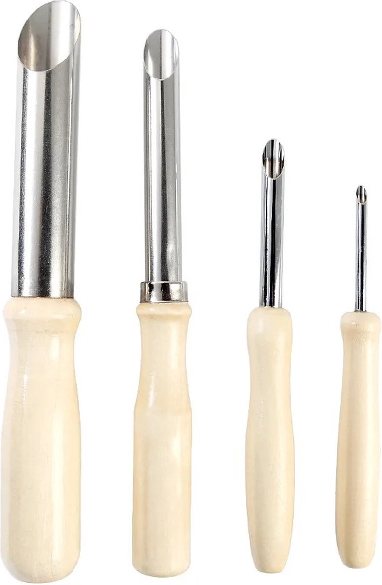 WiseGoods Premium Keramiek Sculptuur Set - Klei Accessoires - Hobby Handgereedschap - DIY Gereedschap - Tools - Cadeau - 4stk
