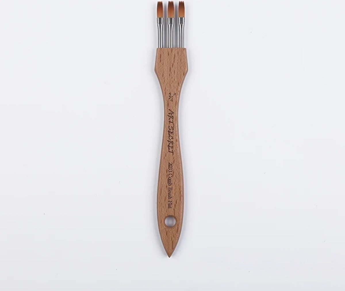 WiseGoods Premium Multi Penceel - Penselen Acrylverf & Aquarelverf - Cadeau - Verven - Schilderen - Hobby Accessoires - 3 Kwasten