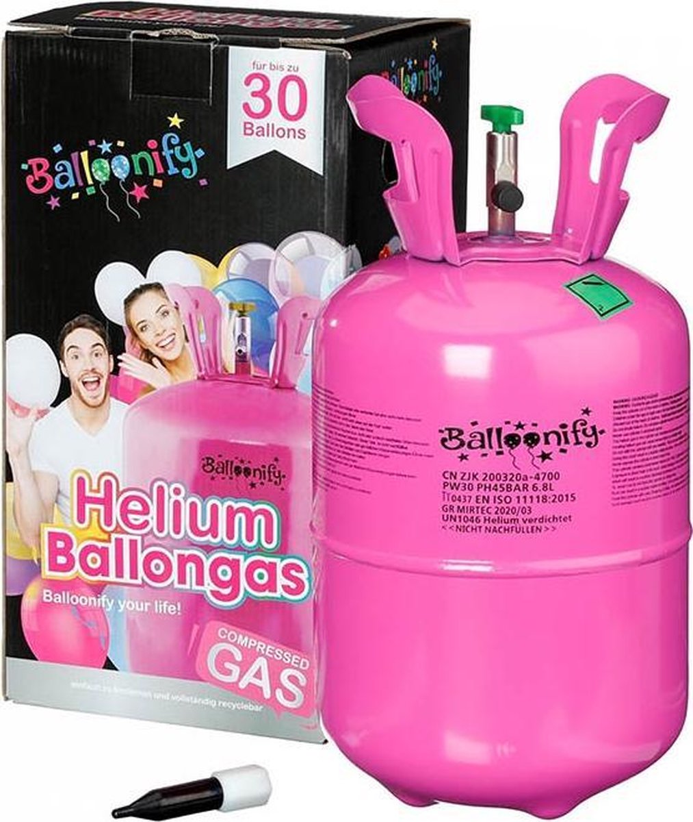 30 ballonnen helium tank
