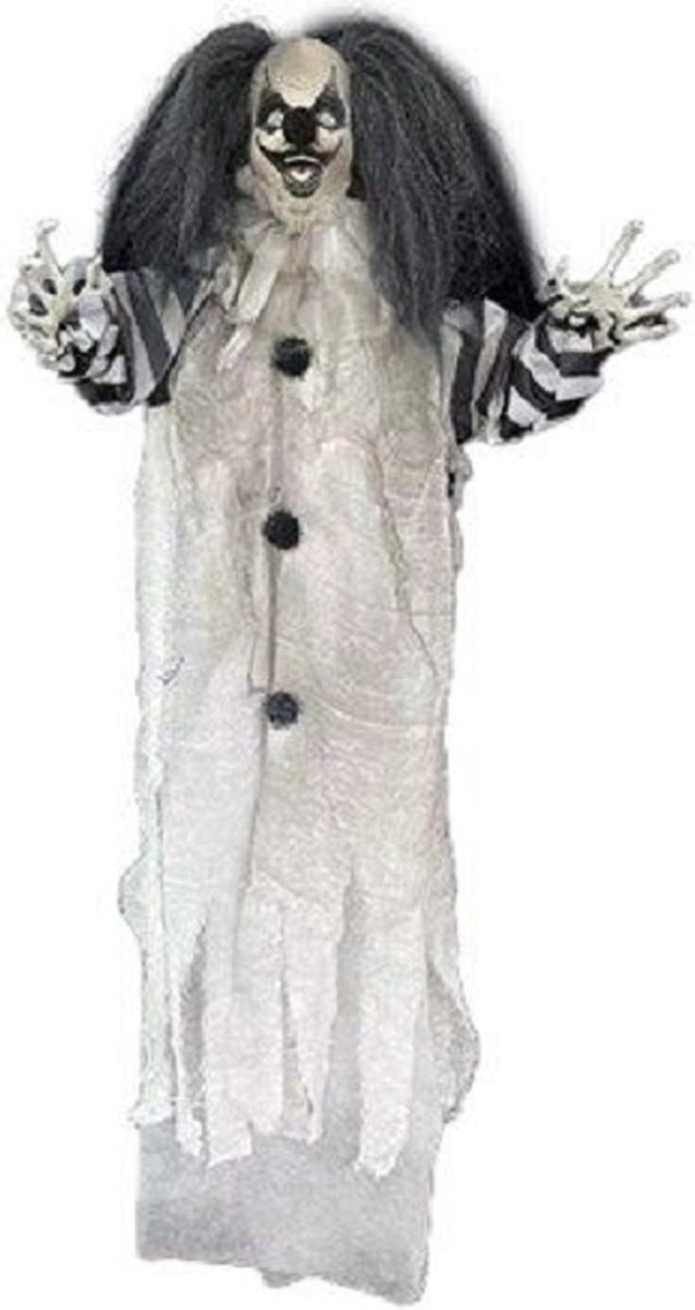 Geanimeerde hangende clown (110cm) - Halloween -
