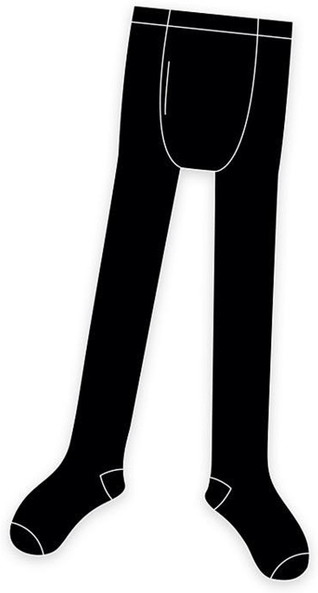 Herenmaillot katoen met gulp zwart