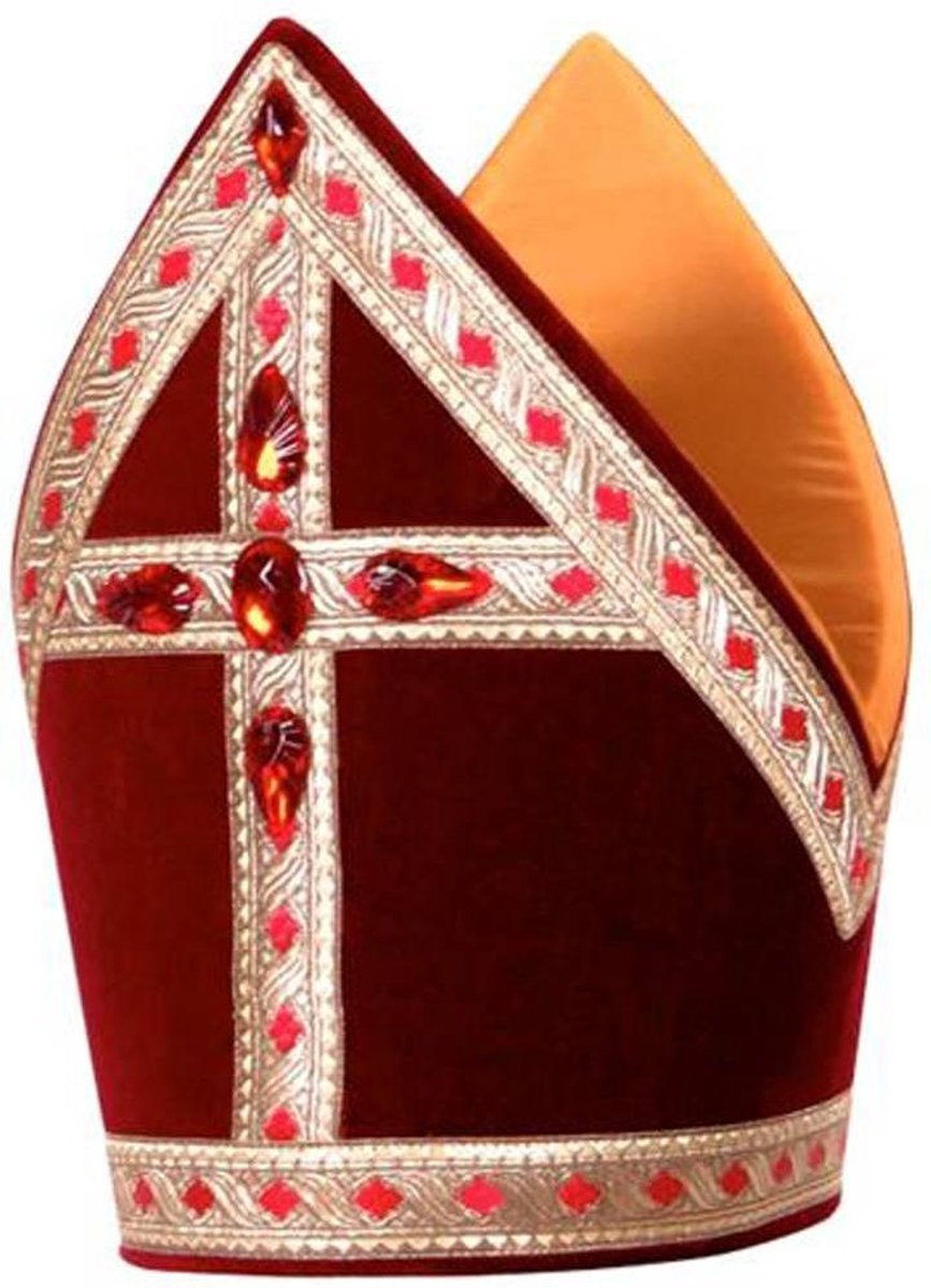 Luxe kokermijter fluweel.