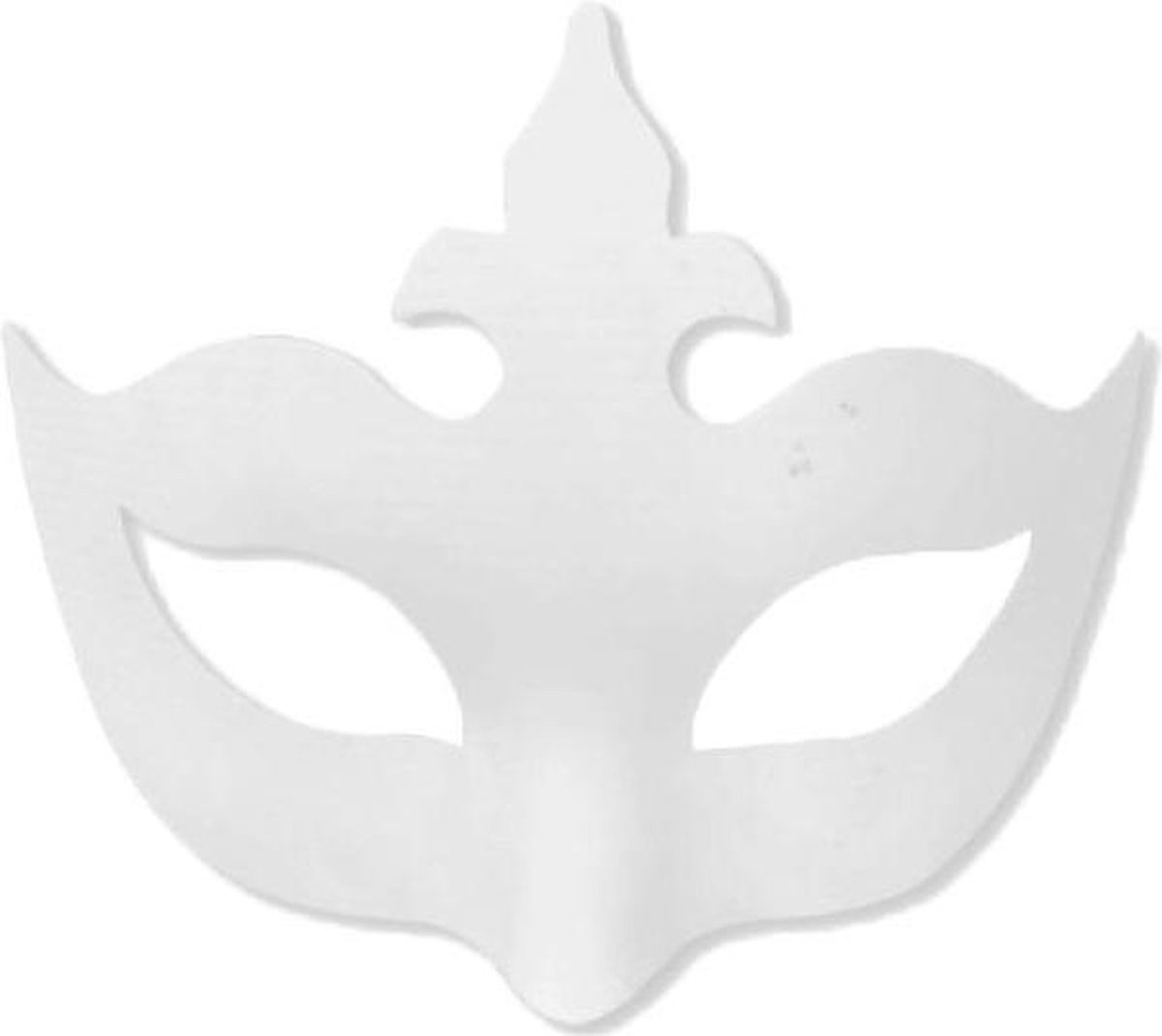 Masker Colombina punta papier mache 6 stuks