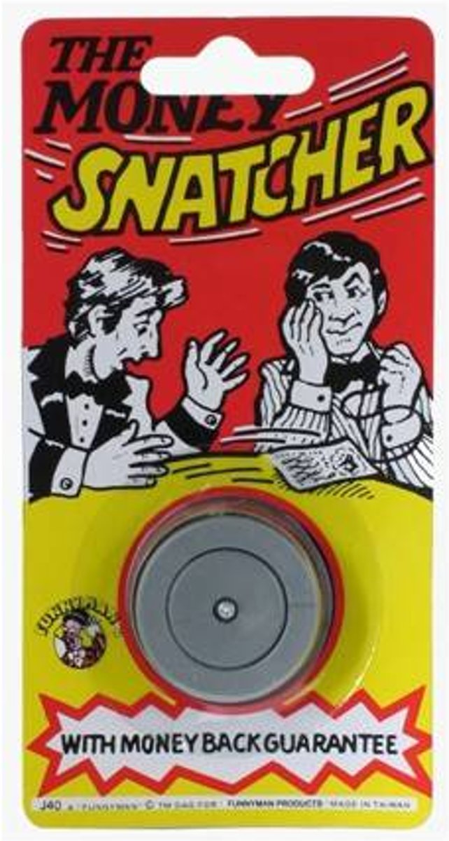 Witbaard - Fopartikel - Grijper geld