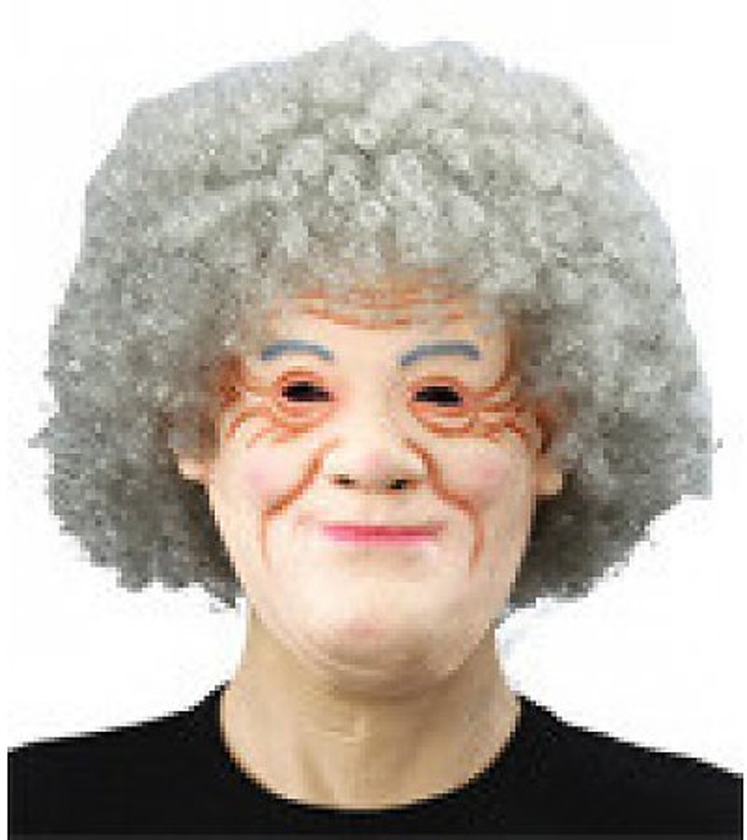 Witbaard - Masker - Oude vrouw - Foam