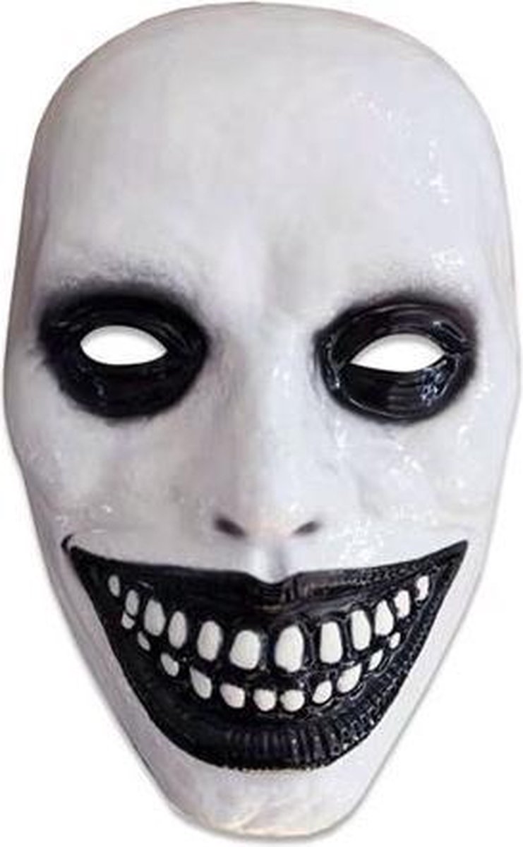   Masker Mr. Sombra Spandex Wit/zwart Mt One-size