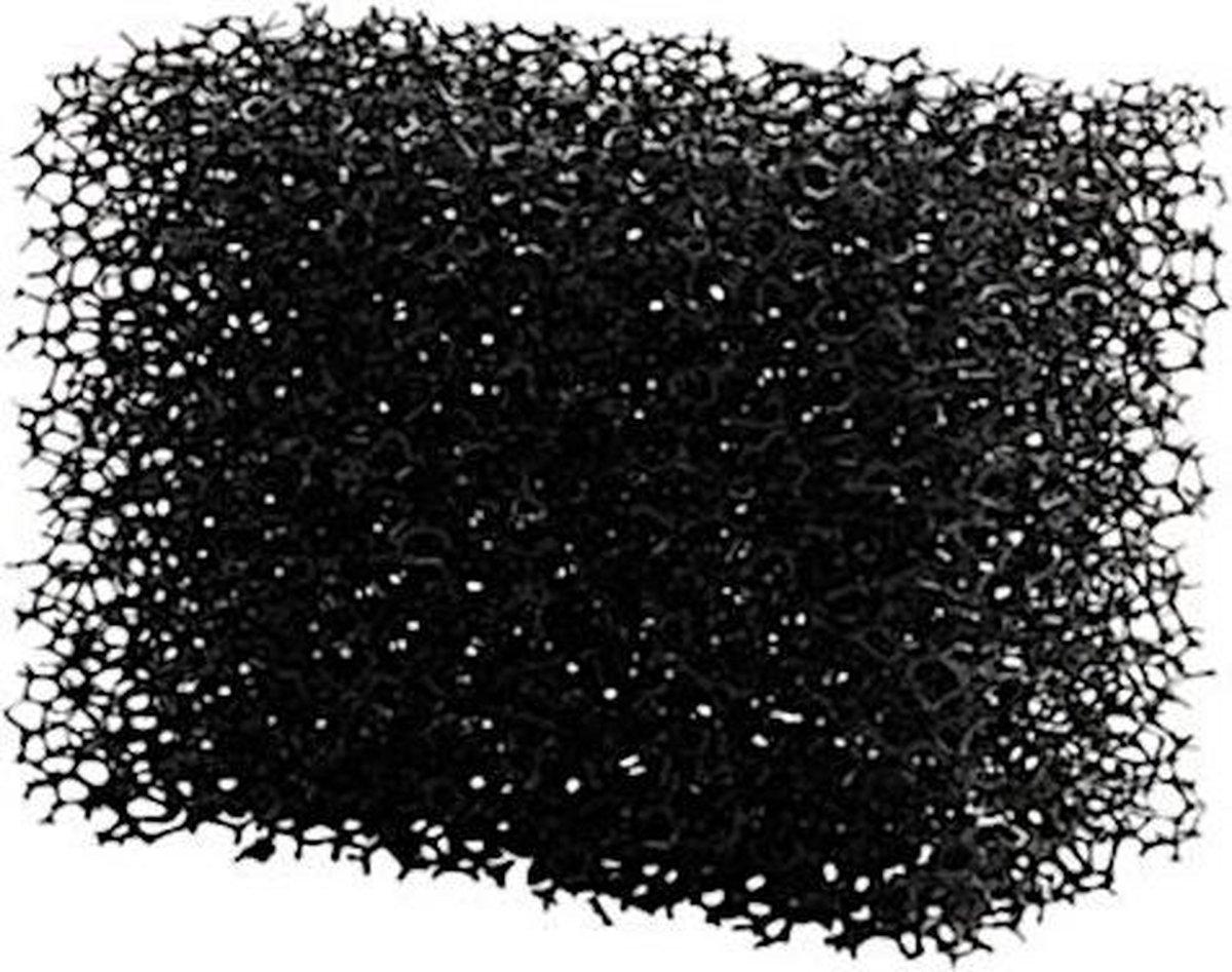   Stoppelsponsjes 5 X 3,5 X 2,5 Cm Foam Zwart 6 Stuks