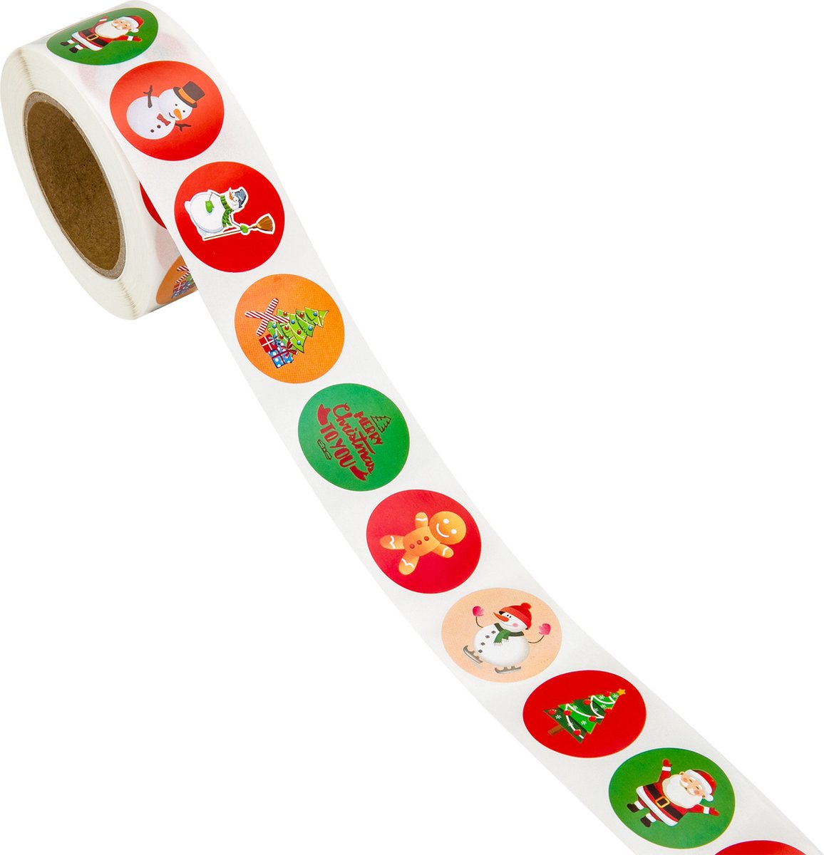 Without Lemon - Kerststickers 2023 - 500 stuks - Sticker size: 2.5cm - Kerst - Cadeau - Versiering - Verpakking