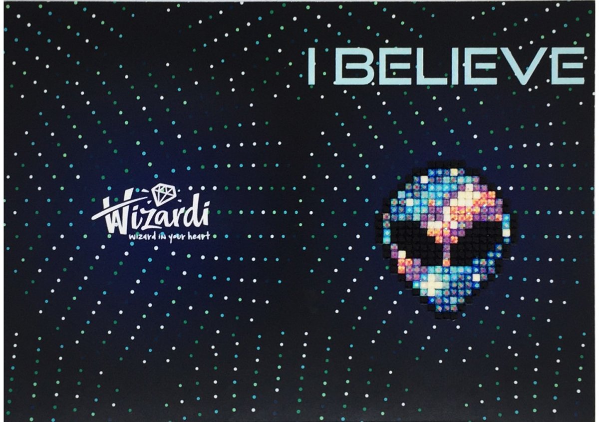 Diamond Paint Card Believe WD0289