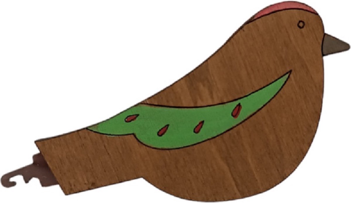 Draaddoorhaler - Vogeltje Groen