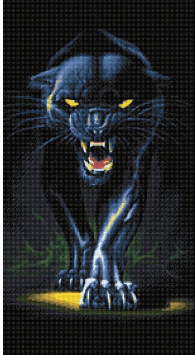   Diamond Painting Kit Black Panther WD2409
