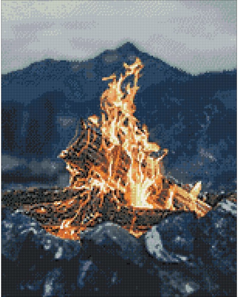   Diamond Painting Kit By The Fire WD174