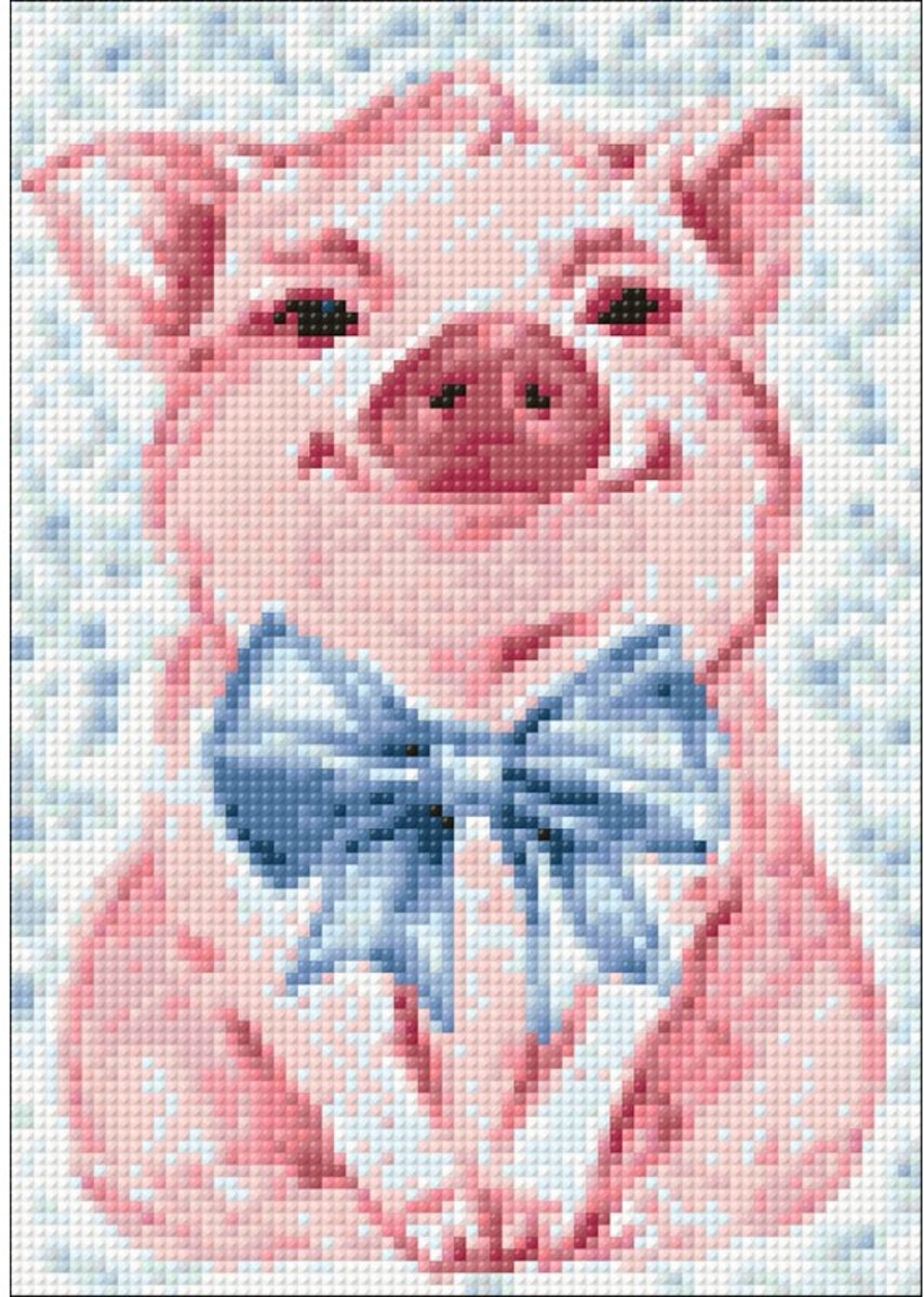   Diamond Painting Kit Cute Piggy WD2289