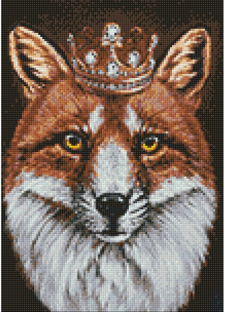   Diamond Painting Kit Fox King WD2467