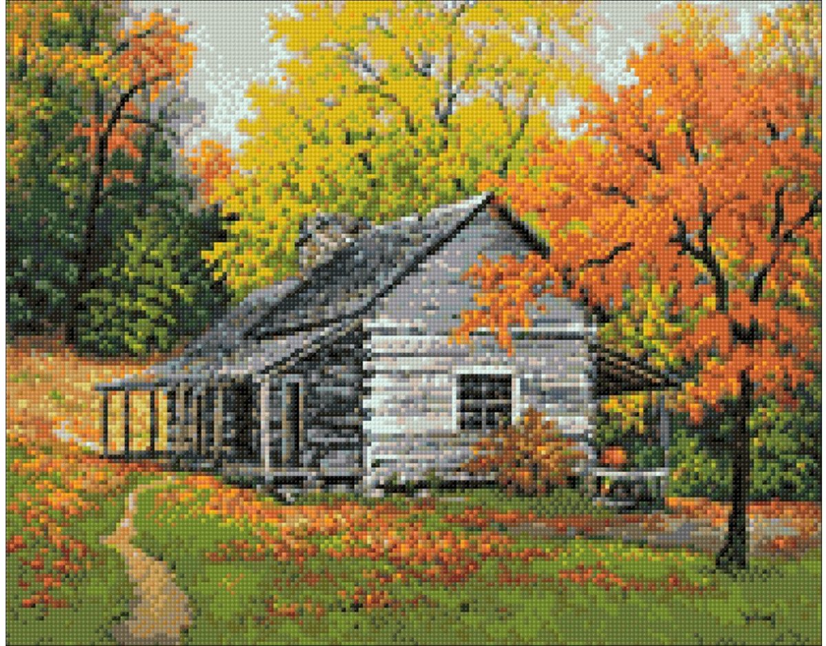   Diamond Painting Kit HOUSE IN THE WOODS WD101