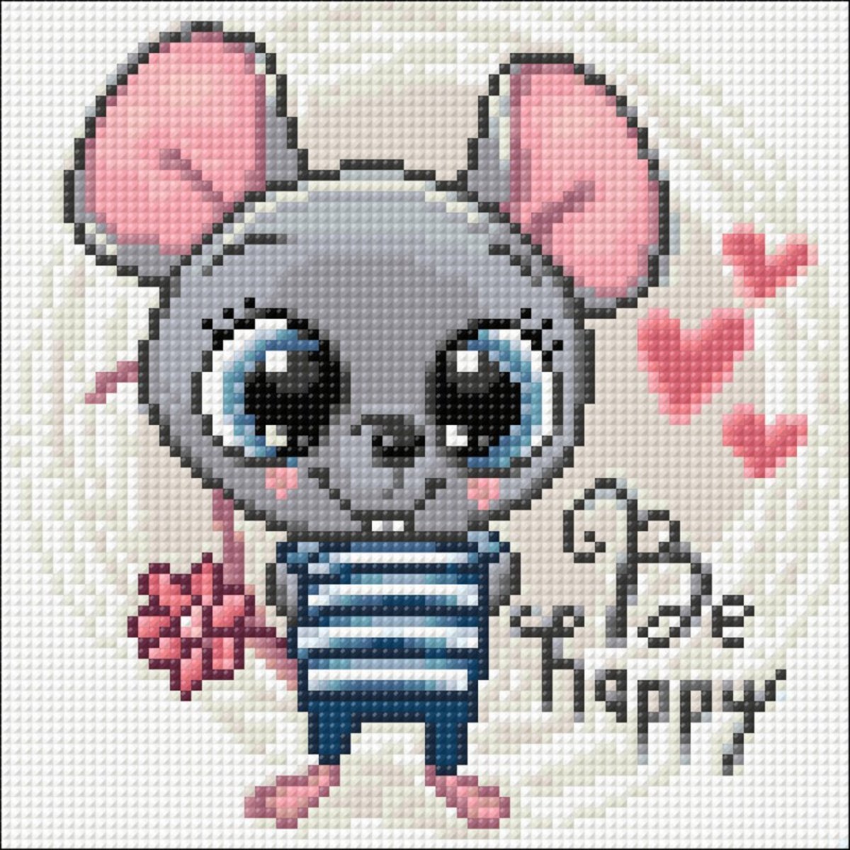   Diamond Painting Kit Little mouse WD2477