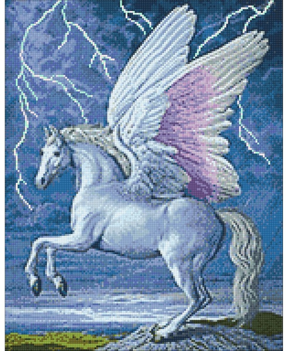   Diamond Painting Kit Pegasus WD176