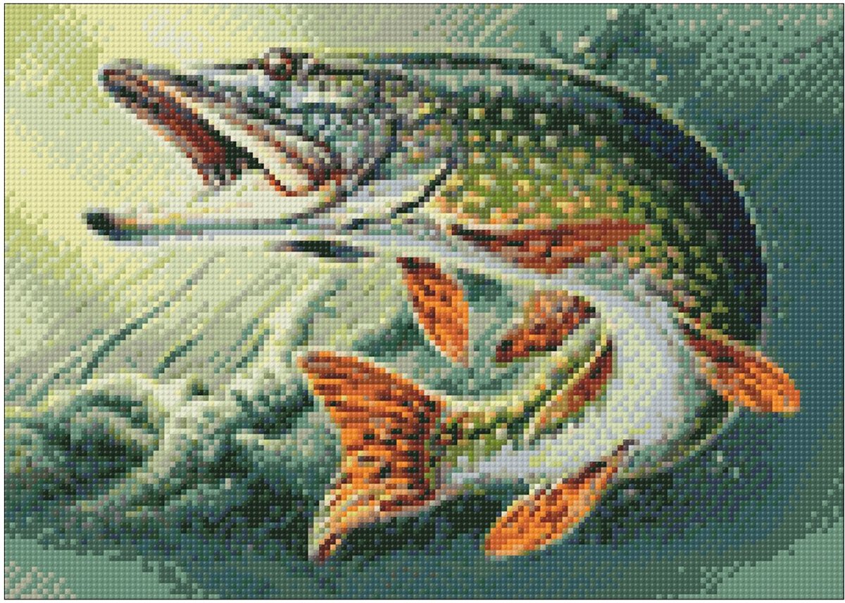   Diamond Painting Kit Pike WD225