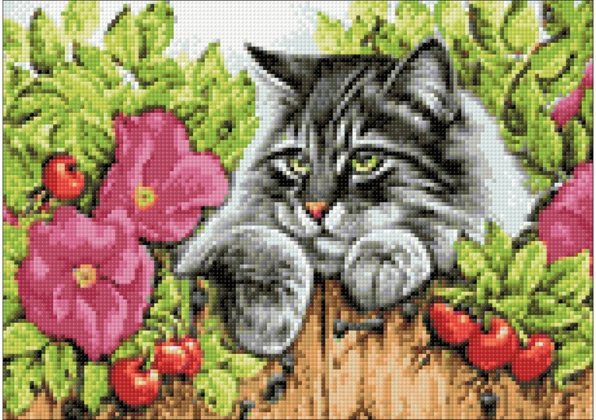   Diamond Painting Kit Rose Hedge WD2425