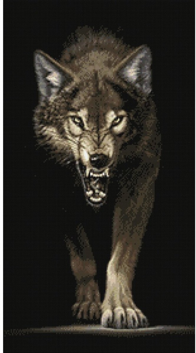   Diamond Painting Kit Stalking Wolf WD2410