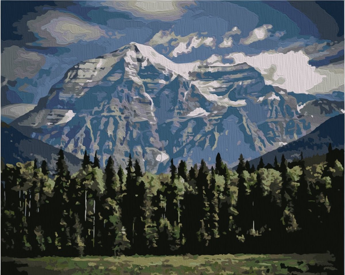 Wizardi schilderen op nummer – Mountains – 40 x 50 cm