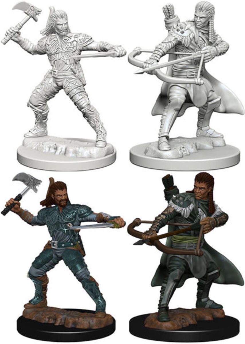 Dungeons and Dragons Nolzurs Marvelous Miniatures: Human Ranger, Male