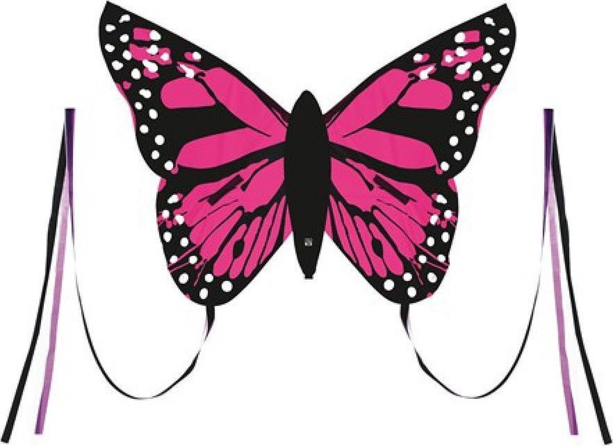 Wolkenstürmer Vlieger Bella Butterfly Junior 80 Cm Roze 4-delig