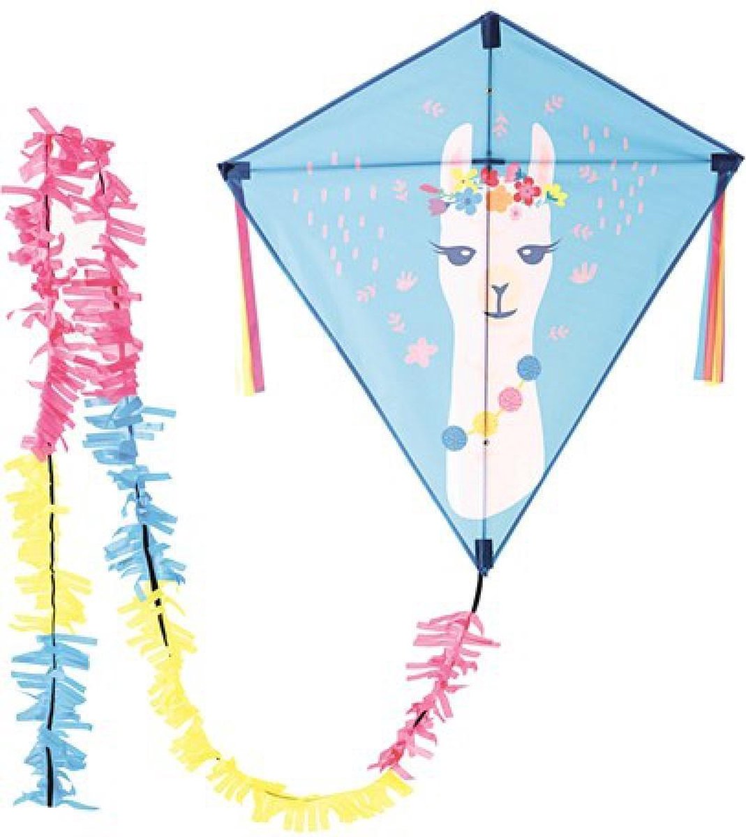 Wolkenstürmer Vlieger Eddy Alpaca 75 Cm Blauw 3-delig