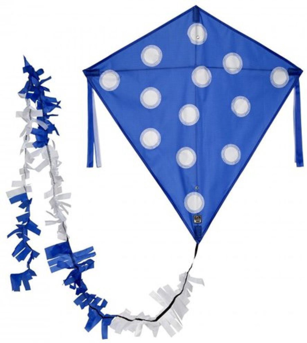 Wolkenstürmer Vlieger Eddy Dots 75 Cm Polyester Blauw 3-delig