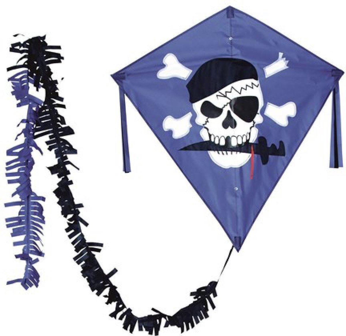 Wolkenstürmer Vlieger Eddy Fred 75 Cm Polyester Blauw 3-delig