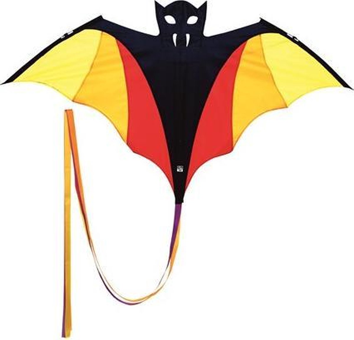 Wolkenstürmer Vlieger Felix Bat 120 Cm Polyester Zwart 4-delig