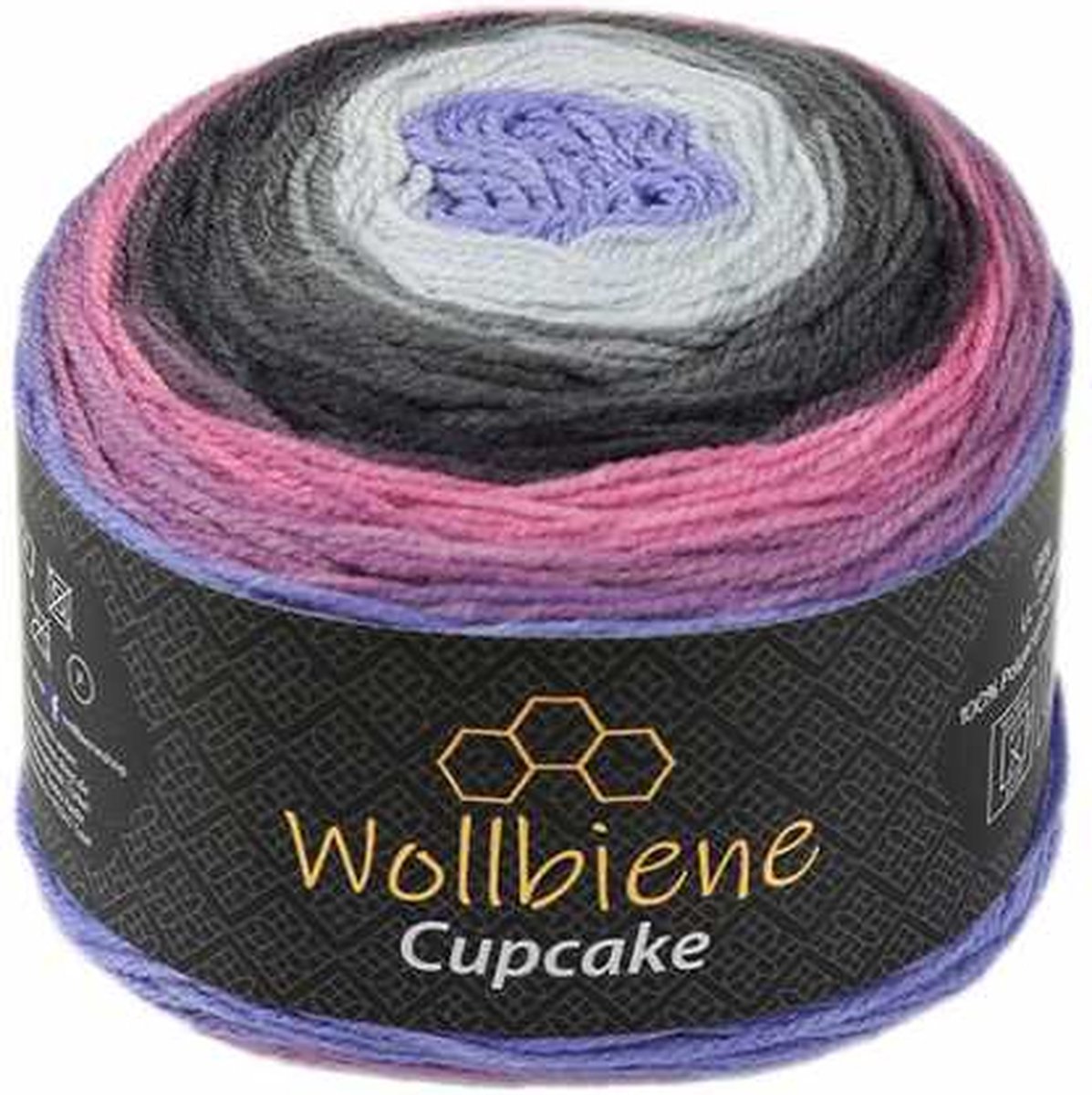 Wollbiene Cupcake - Verloopgaren - 150 gram - 540 meter - Breigaren - Haakgaren - 2170
