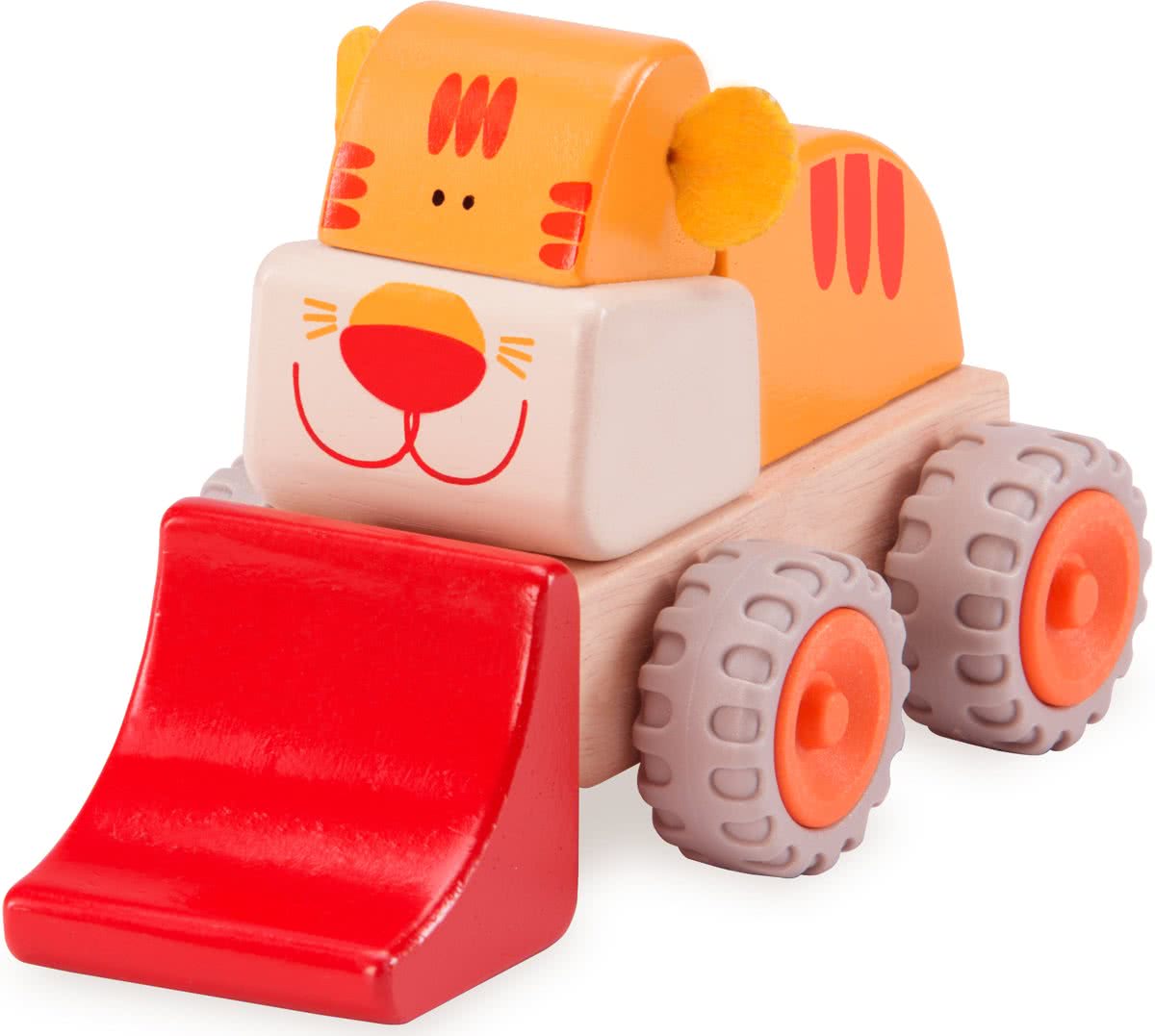 Wonderworld Tijger voertuig 15x9x10 cm