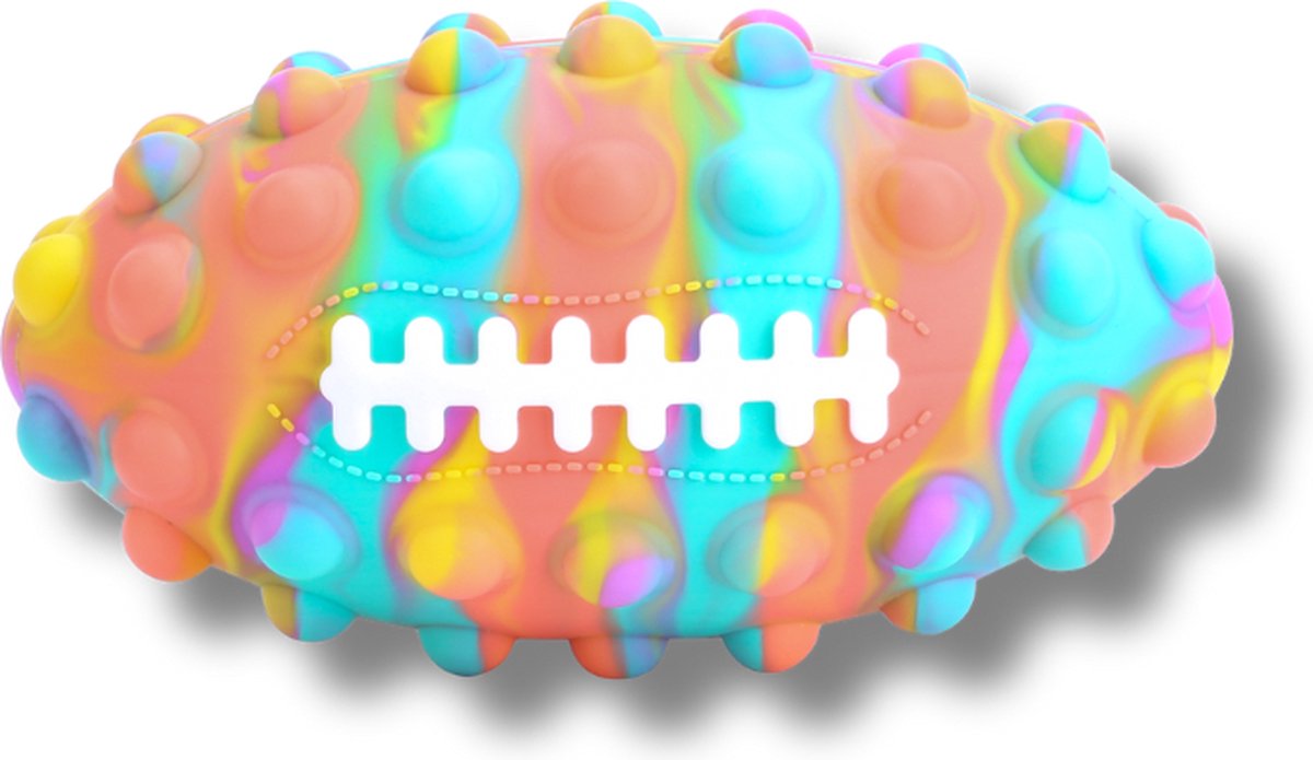 Fidget toys - Speelgoed - Pop it rugby bal - Voetbal - stressbal - Kinder Speelgoed - montessori speelgoed