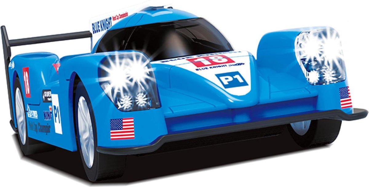 Wonky Monkey - Blue Knight Sport Racer - Raceauto - Racebaan - Race Auto - Elektrische Race Auto