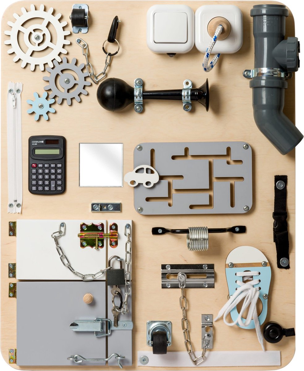 Ontdekbord Basis - speelbord - kinderontwikkeling - kinderen - motoriek