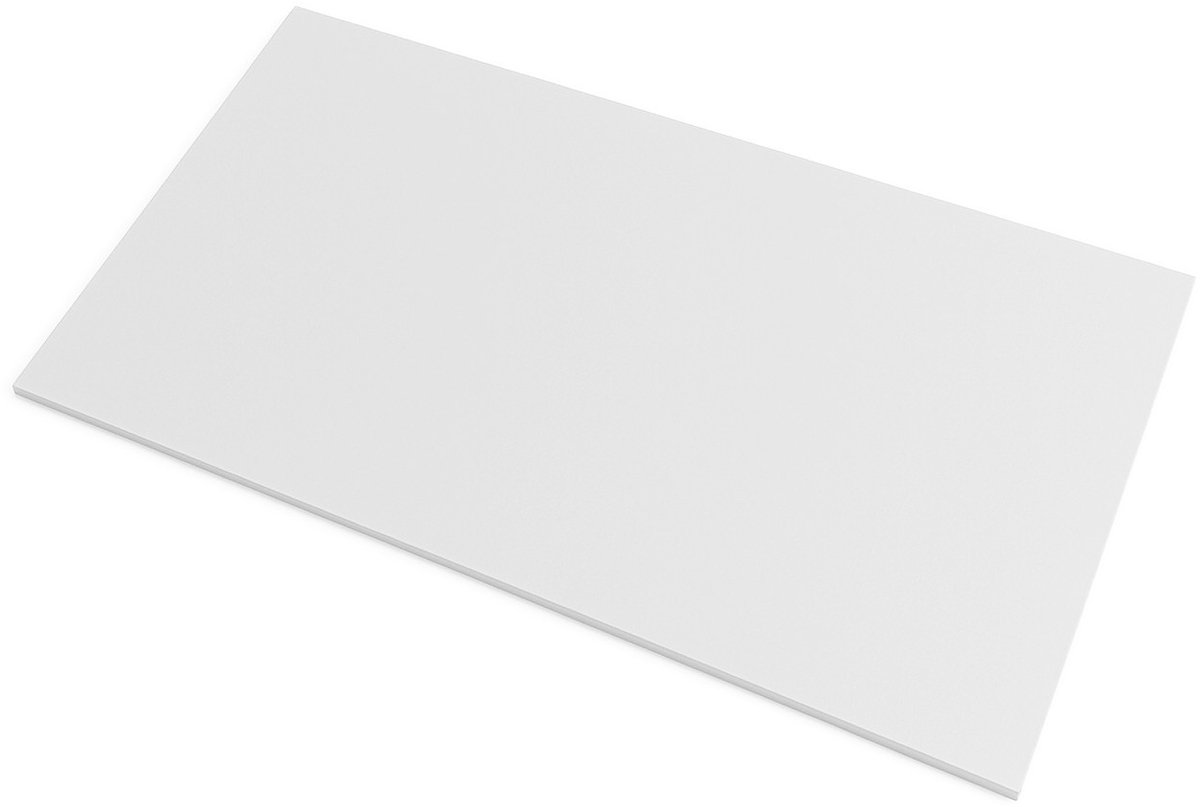 Acrylaat (PMMA) basisplaat (lichtgrijs, 50x30 cm, 3 mm dik)