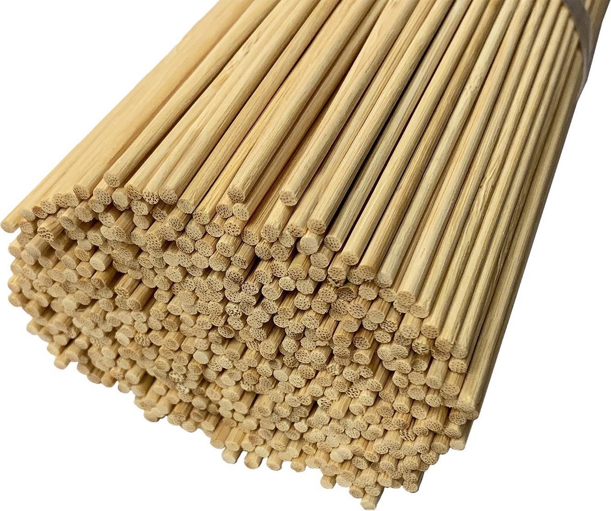 Set van 500 bamboe stokken (3 mm x 50 cm)