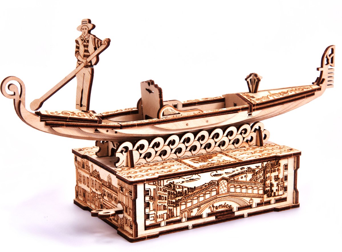 Houten 3D modelbouwpakket Gondel