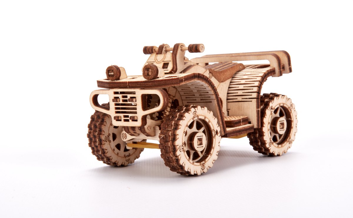 Wood Trick ATV - Houten Modelbouw