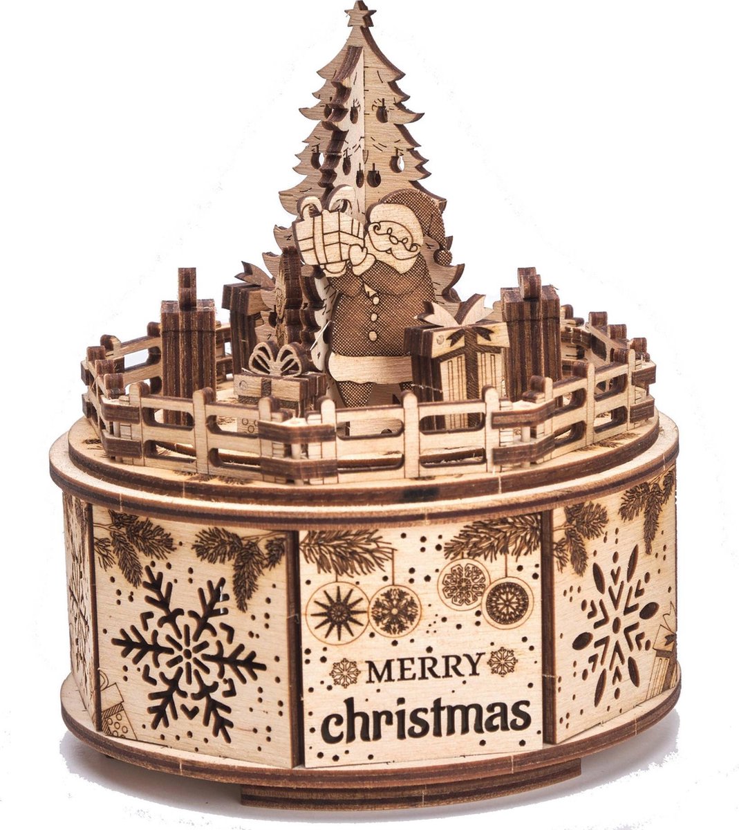 Wood Trick Gifts from Santa - Houten Modelbouw - Muziekdoos